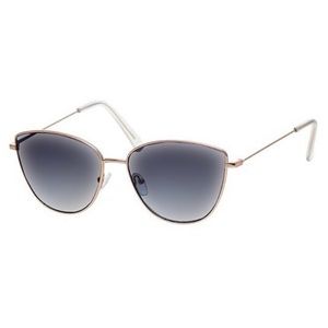 🆕 Steve Madden Rose Gold & Blue Round Sunglasses